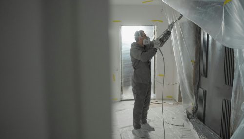 profesional pintando